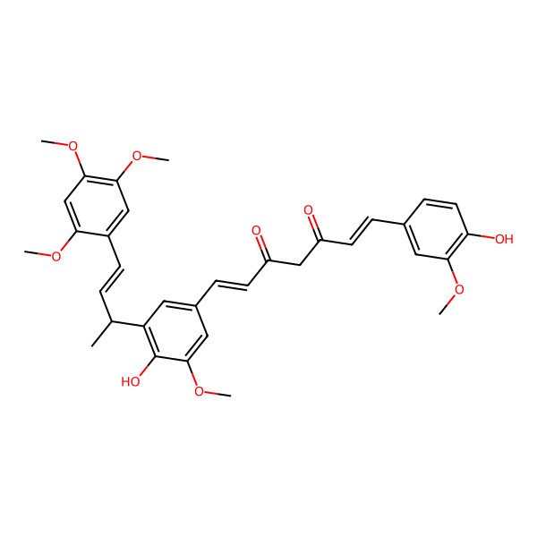2D Structure of cassumunin B