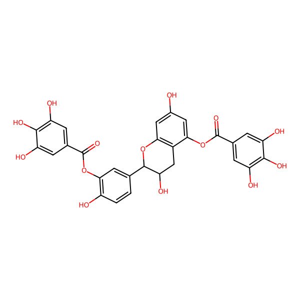 2D Structure of Catechin 5,3'-di-O-gallate