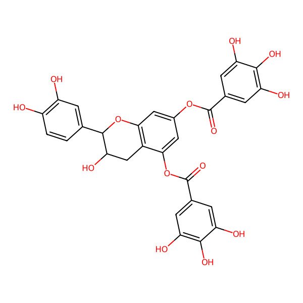 2D Structure of Catechin 5,7,-di-O-gallate