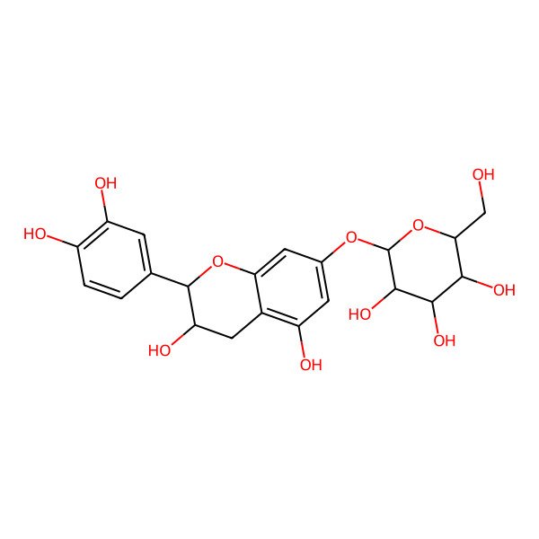 2D Structure of Catechin 7-glucoside