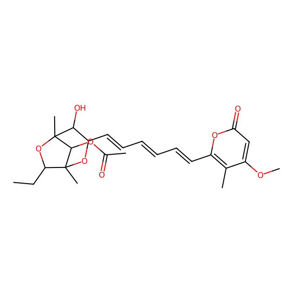 2D Structure of Aurovertin B