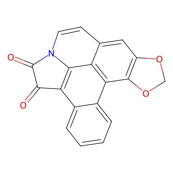 2D Structure of 3,5-Dioxa-11-azahexacyclo[9.9.2.02,6.08,21.014,22.015,20]docosa-1(21),2(6),7,9,14(22),15,17,19-octaene-12,13-dione