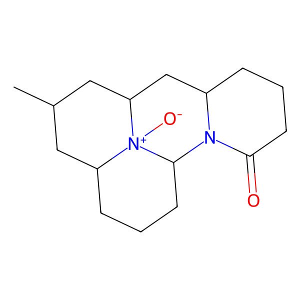 2D Structure of (1R,7S,9R,11S,13S,17S)-11-methyl-17-oxido-2-aza-17-azoniatetracyclo[7.7.1.02,7.013,17]heptadecan-3-one