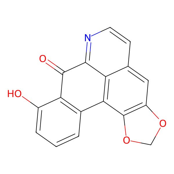 2D Structure of 15-Hydroxy-3,5-dioxa-11-azapentacyclo[10.7.1.02,6.08,20.014,19]icosa-1(20),2(6),7,9,11,14(19),15,17-octaen-13-one