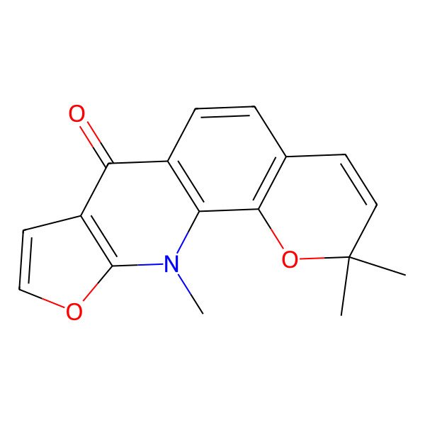 2D Structure of 4,4,17-Trimethyl-3,15-dioxa-17-azatetracyclo[8.7.0.02,7.012,16]heptadeca-1(10),2(7),5,8,12(16),13-hexaen-11-one