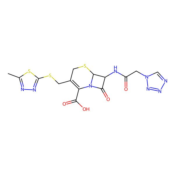 2D Structure of Cefazolin