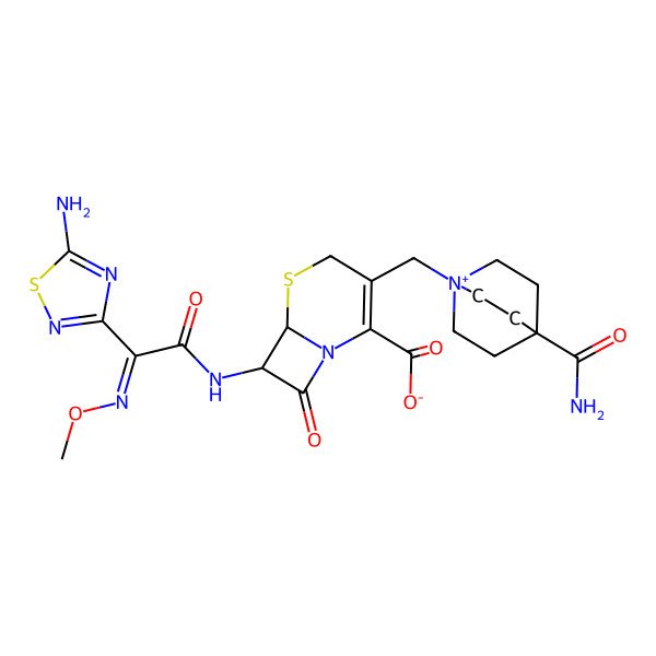 2D Structure of Cefclidin