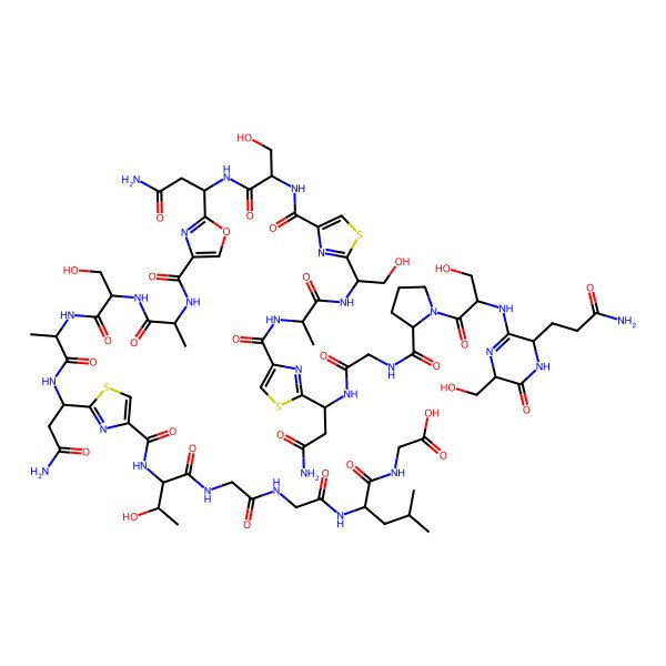 2D Structure of Klebsazolicin