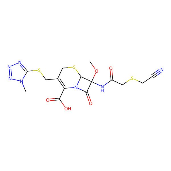 2D Structure of Cefmetazole