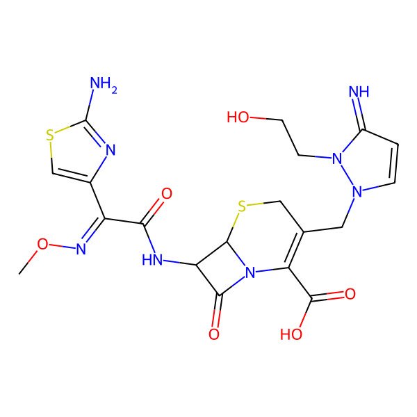 2D Structure of Cefoselisum