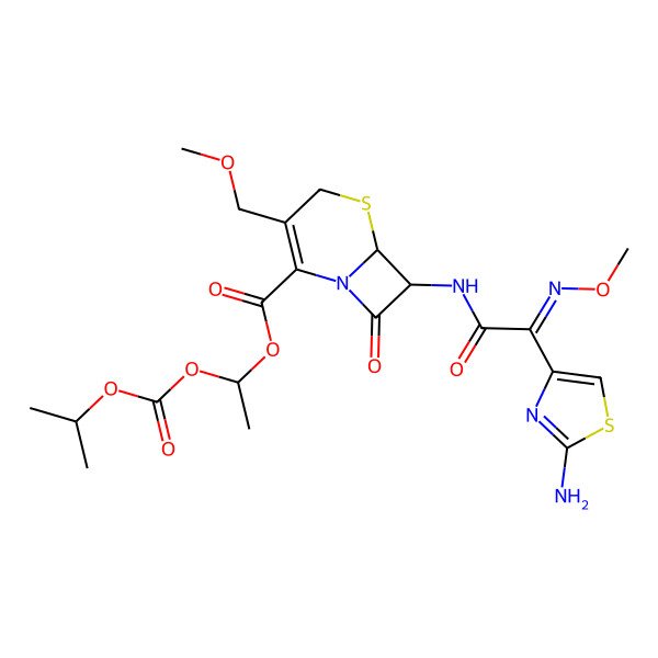 2D Structure of Cefpodoxime Proxetil
