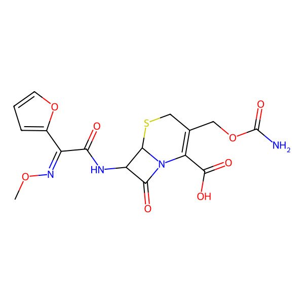2D Structure of Cefuroxime