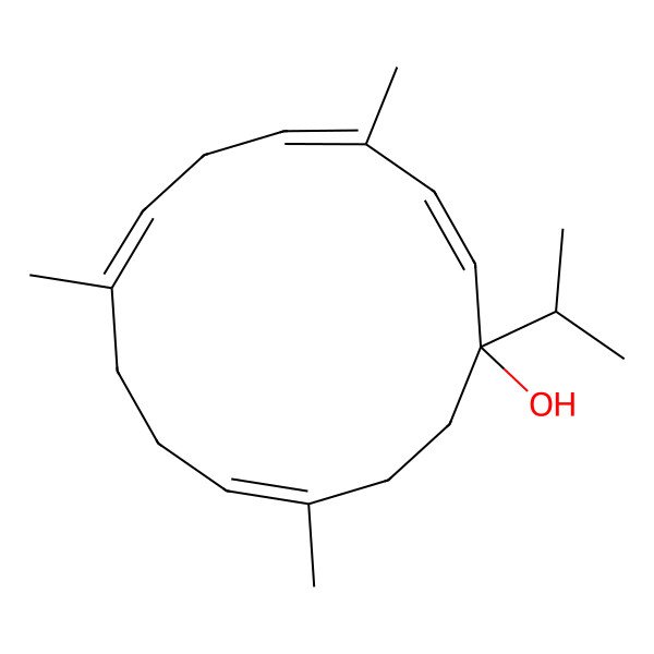2D Structure of Cembren-1-ol 2D Structure of Cembren-1-ol