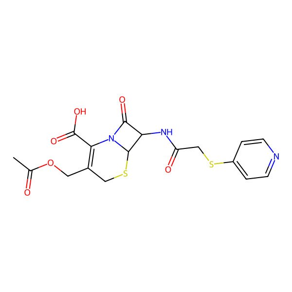 2D Structure of Cephapirin