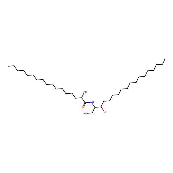 2D Structure of Cer 18:0;2O/17:0;(2OH)