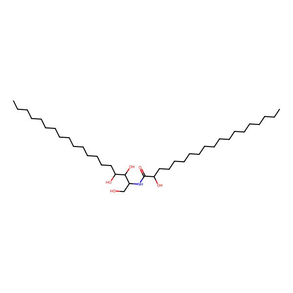 2D Structure of Cer 19:0;3O/19:0;(2OH)