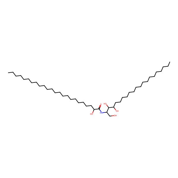 2D Structure of Cer 21:0;3O/24:0;(2OH)