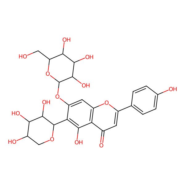 2D Structure of Cerarvensin 7-O-glucoside