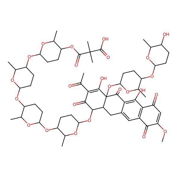 2D Structure of Cervimycin A