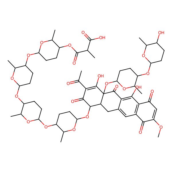2D Structure of Cervimycin B