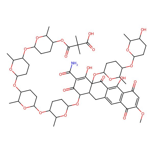 2D Structure of Cervimycin C