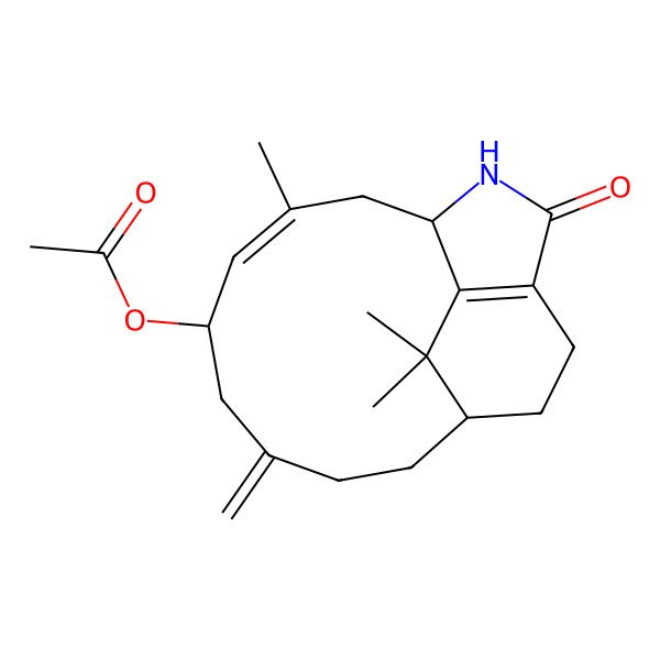 2D Structure of Cespitulactam E