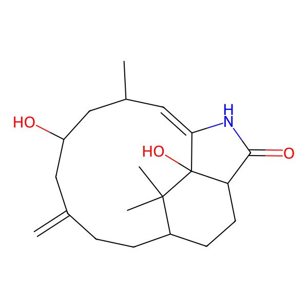 2D Structure of Cespitulactam I