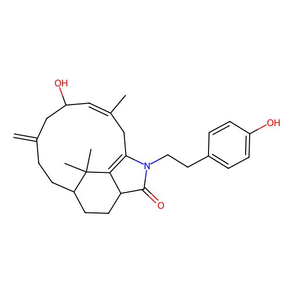 2D Structure of Cespitulactam K