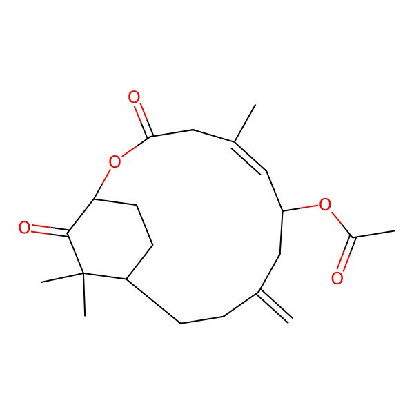 2D Structure of Cespitulactone A Monoacetate