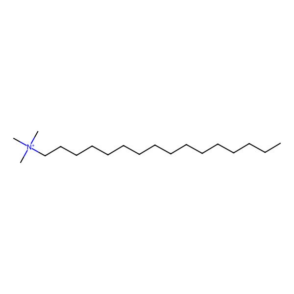 2D Structure of Cetyltrimethylammonium