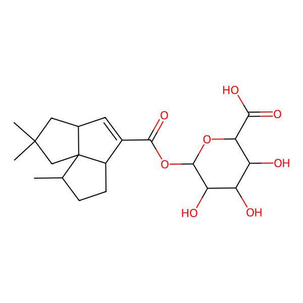 2D Structure of Deoxypentalenylglucuron