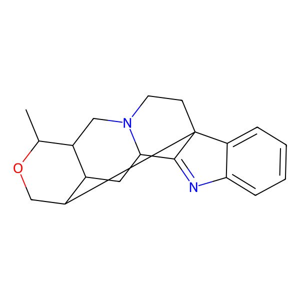 2D Structure of (1R,10S,12R,13R,16R,17S)-16-methyl-15-oxa-8,19-diazahexacyclo[11.8.0.01,9.02,7.010,19.012,17]henicosa-2,4,6,8-tetraene