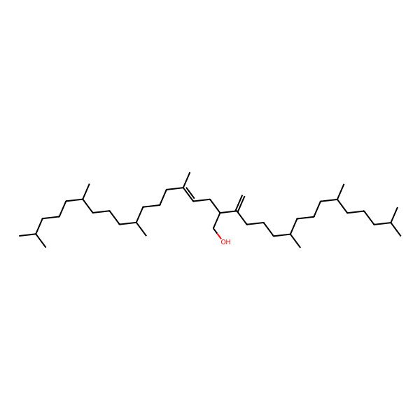 2D Structure of (E,2R,9R,13R)-5,9,13,17-tetramethyl-2-[(6S,10S)-6,10,14-trimethylpentadec-1-en-2-yl]octadec-4-en-1-ol