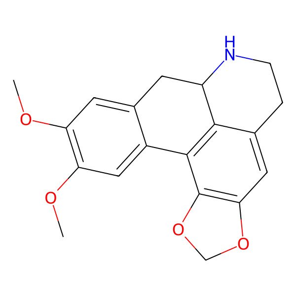 2D Structure of 16,17-Dimethoxy-3,5-dioxa-11-azapentacyclo[10.7.1.02,6.08,20.014,19]icosa-1(20),2(6),7,14,16,18-hexaene