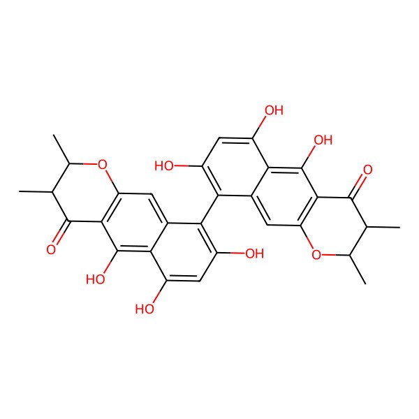 2D Structure of Chaetochromin A