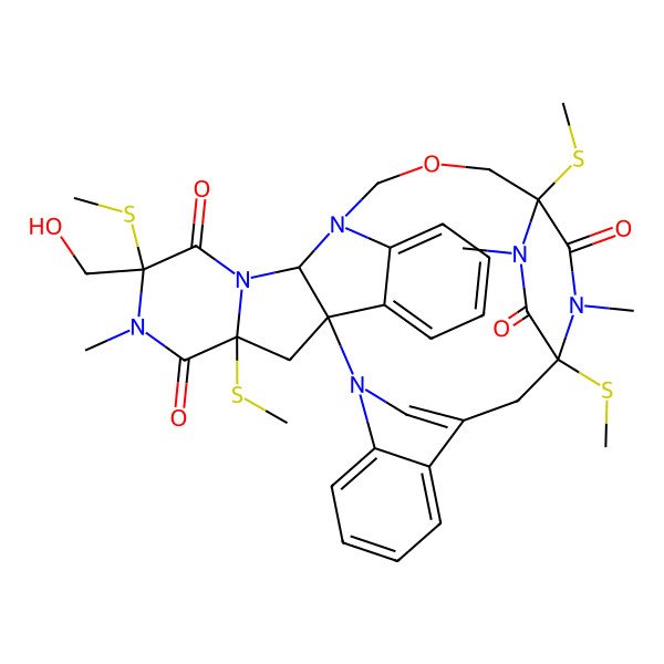 2D Structure of chaetocochin A