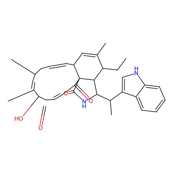 2D Structure of Chaetoglobolsin-540