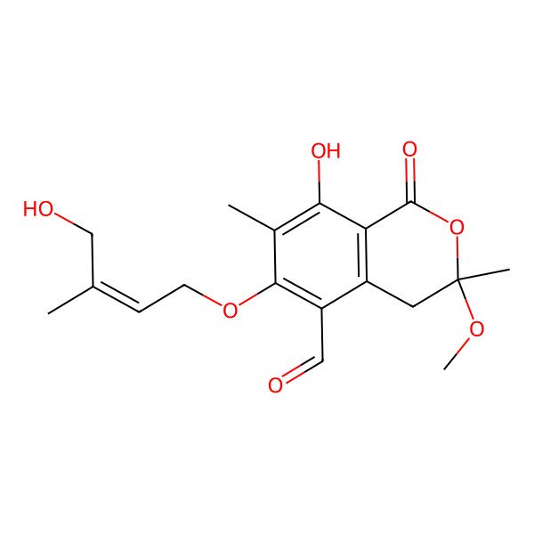 2D Structure of Chaetophenol F
