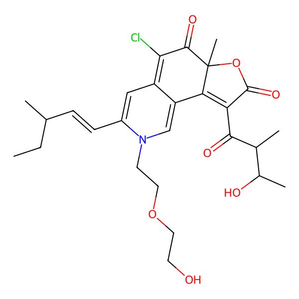 2D Structure of Chaetoviridide B