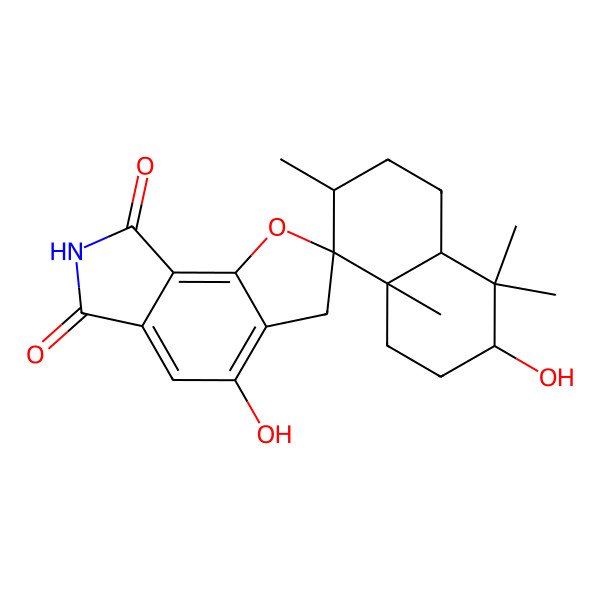 2D Structure of Chartarlactam A