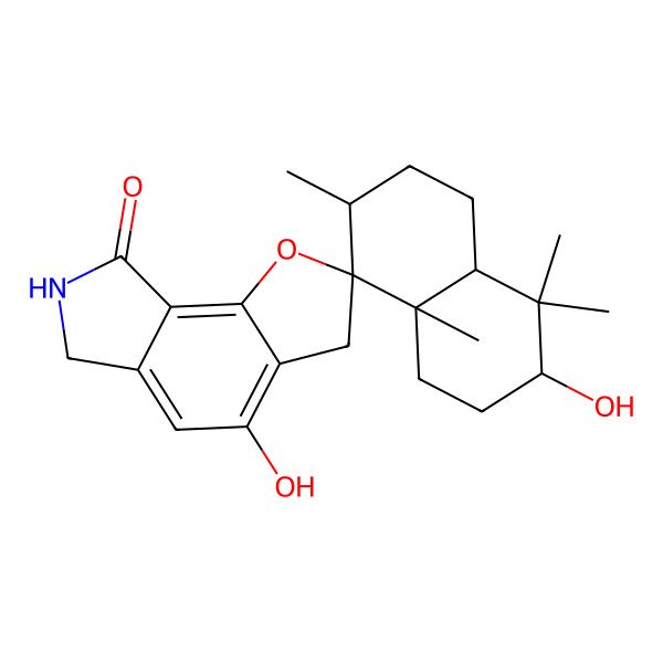 2D Structure of Chartarlactam F