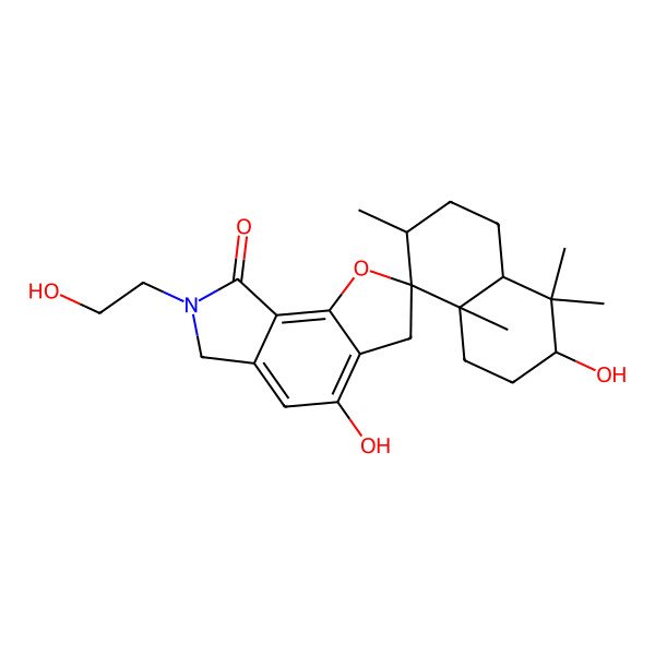2D Structure of Chartarlactam H
