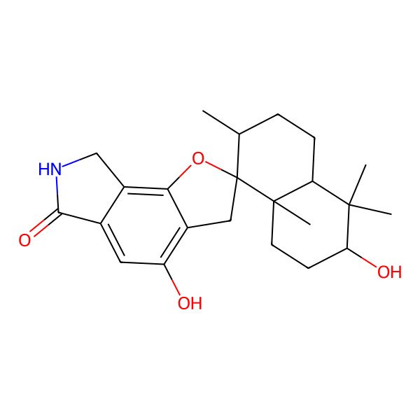 2D Structure of Chartarlactam M