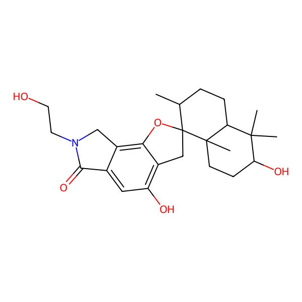 2D Structure of Chartarlactam N