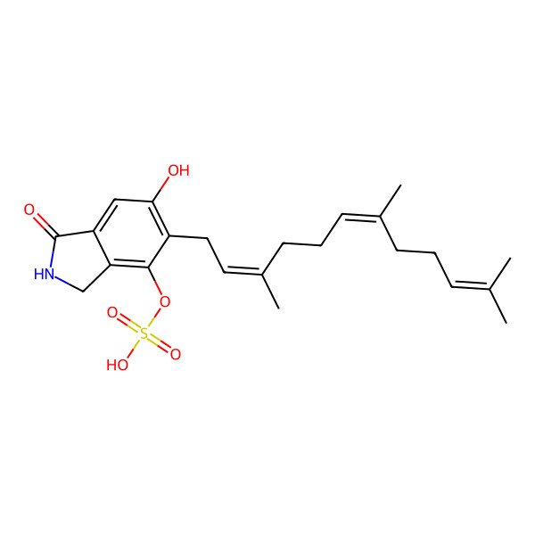 2D Structure of Chartarutine C