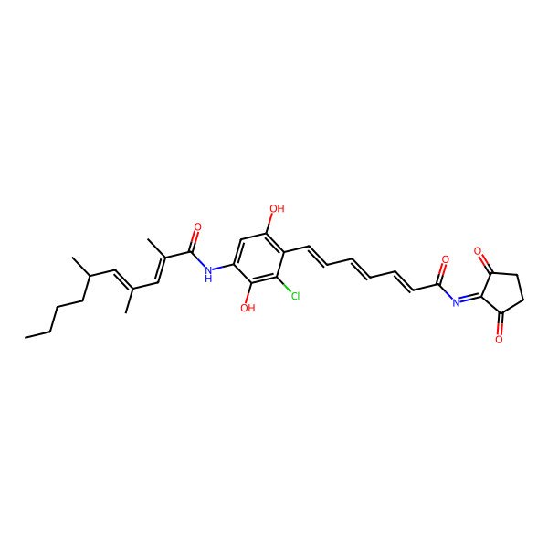 2D Structure of Chinikomycin B