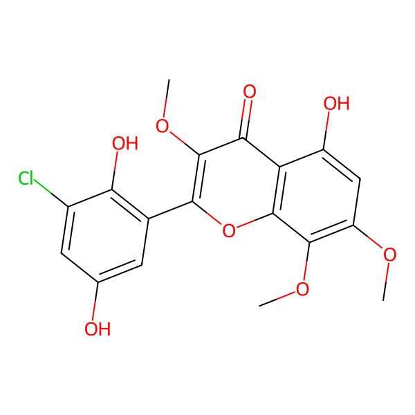 2D Structure of Chlorflavonin A
