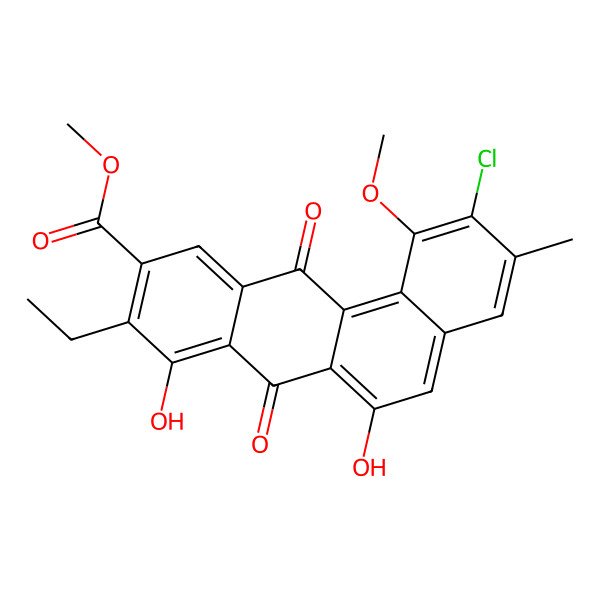 2D Structure of Chlorocyclinone A