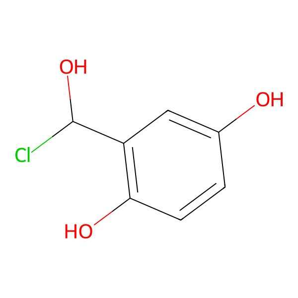 2D Structure of Chlorogentisyl alcohol