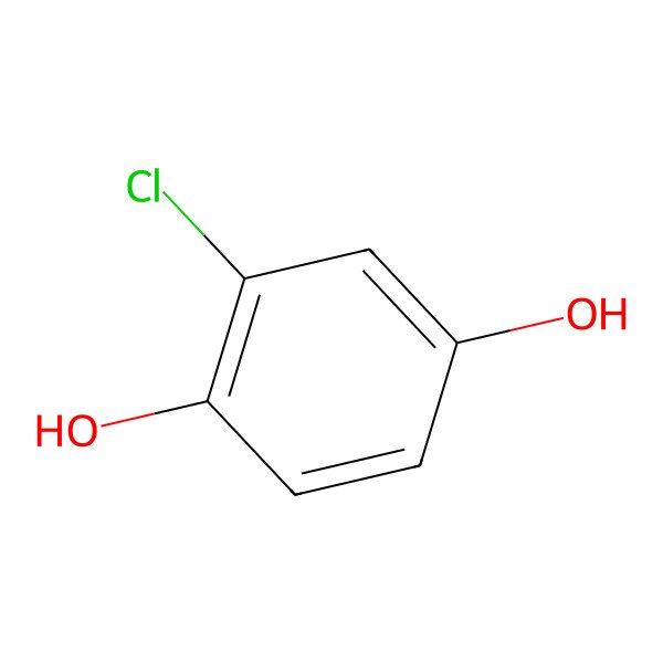 2D Structure of Chlorohydroquinone
